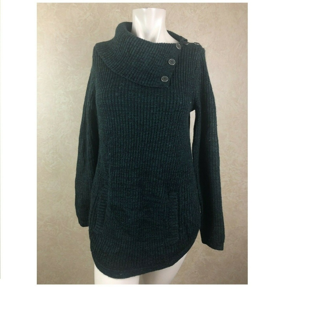 Style &CO Women Petite Size PS Pine Sweater 8BA82